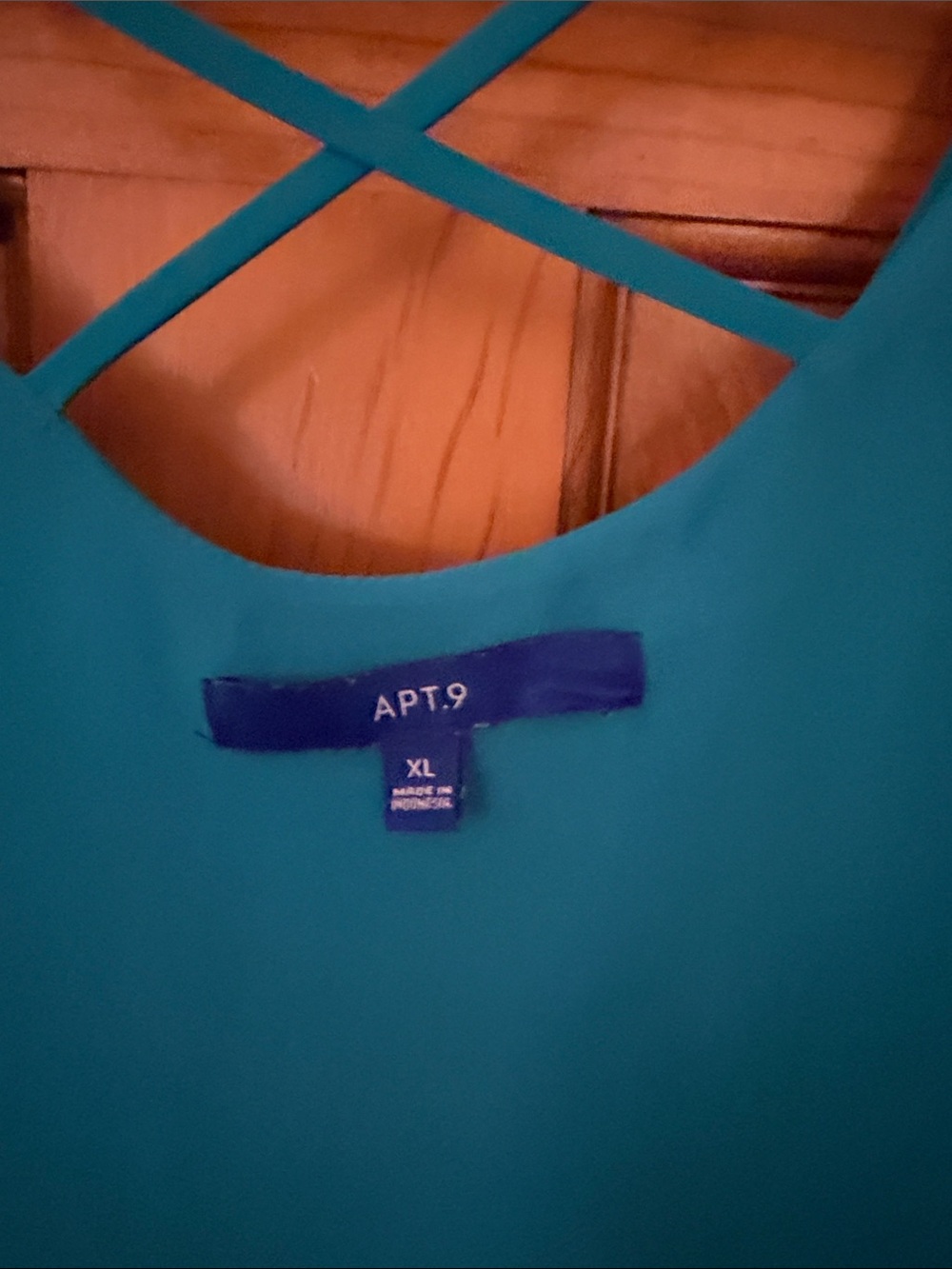 Apt. 9 Teal One-Shoulder Crisscross Strap Dress